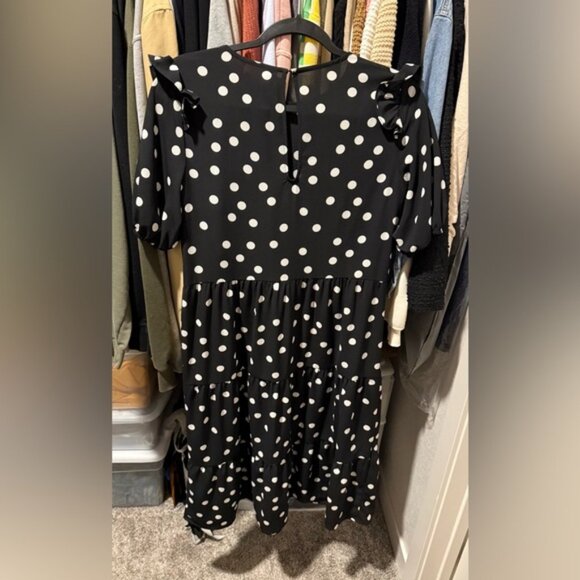 H&M Black and White Polka Dot Maxi Dress - Picture 3 of 5